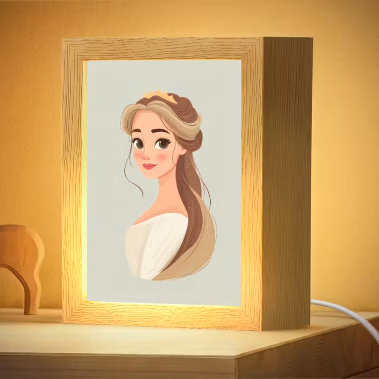 Nachtlampje - Prinses - Tiara - Groen — 4