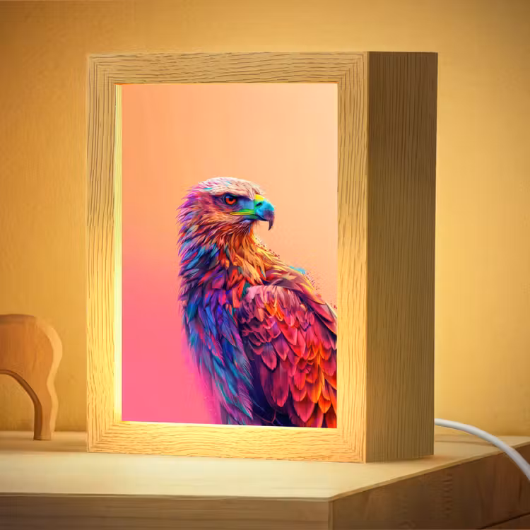 Nachtlampje - Arend - Vogel - Kleurrijk - Dier — 4