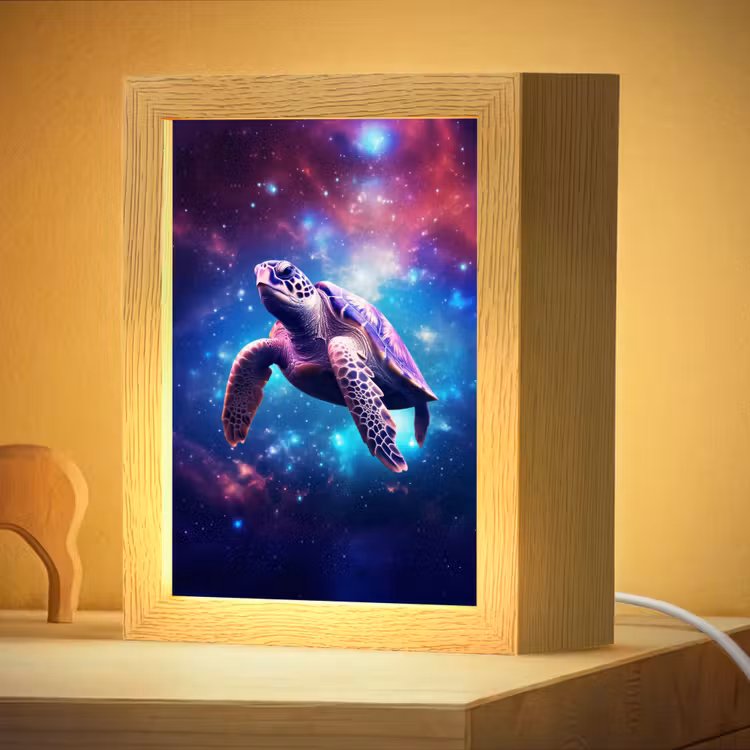Nachtlampje - Schildpad - Dier - Galaxy - Ruimte — 4
