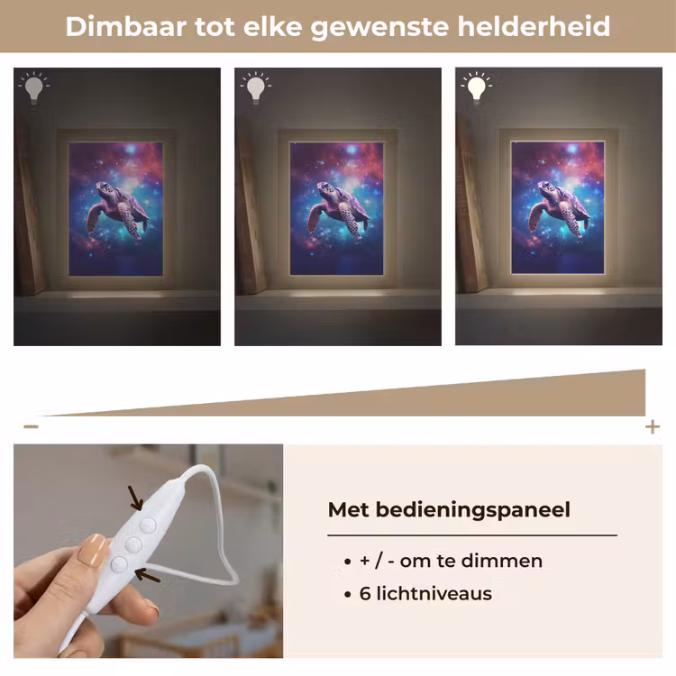 Nachtlampje - Schildpad - Dier - Galaxy - Ruimte — 6