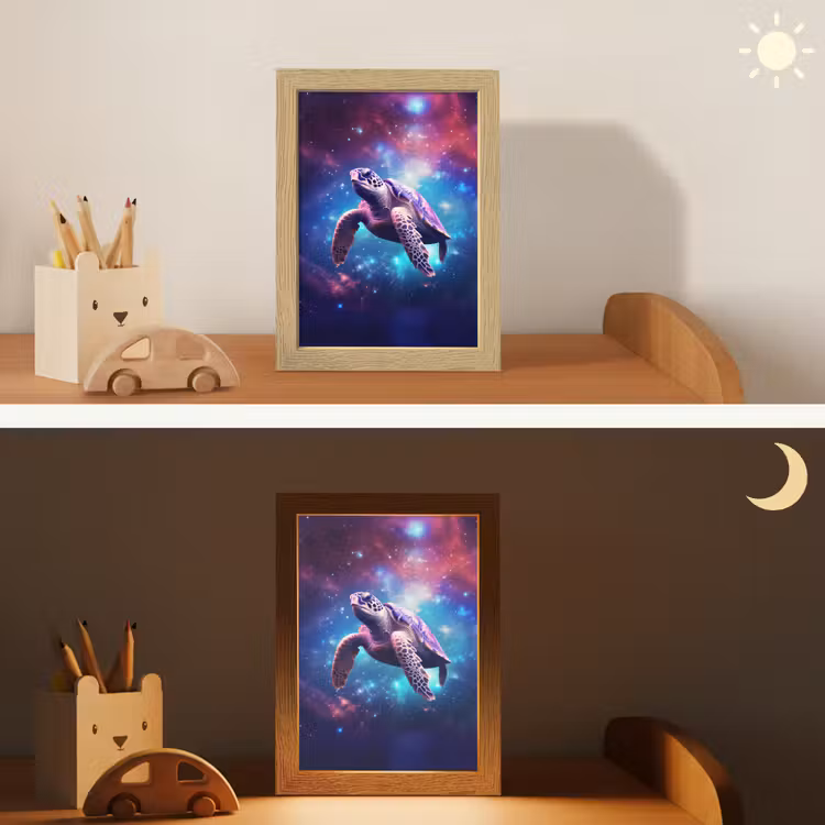 Nachtlampje - Schildpad - Dier - Galaxy - Ruimte — 7