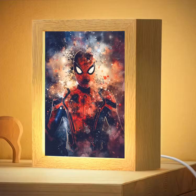 Nachtlampje - Superheld - Jongens - Rook - Kleuren — 4