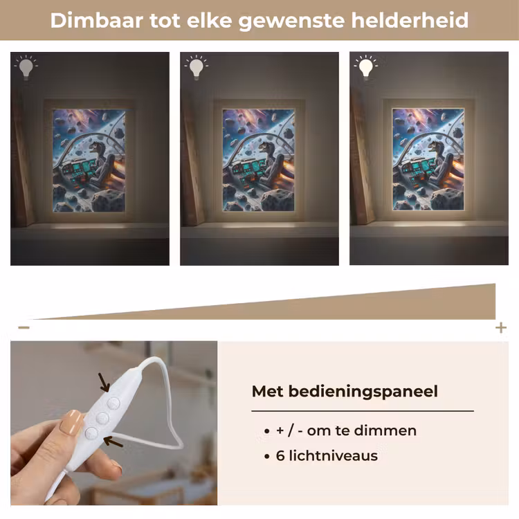 Nachtlampje - Dino - Ruimte - Jongens — 6