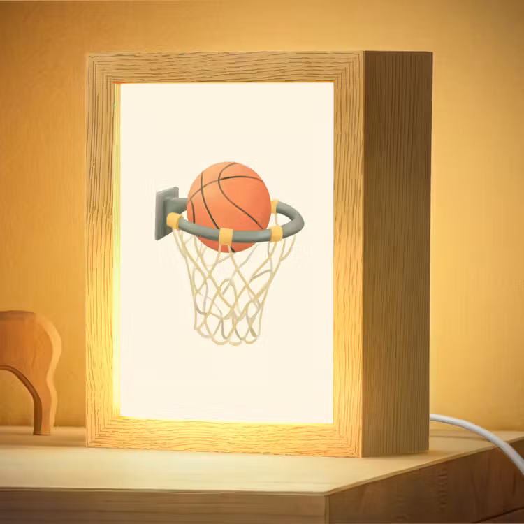 Nachtlampje - Basketbal - Net - Oranje — 4