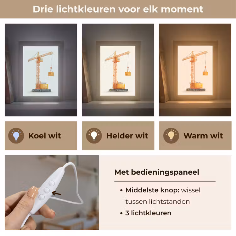 Nachtlampje - Kraan - Oranje - Scheepscontainer — 5