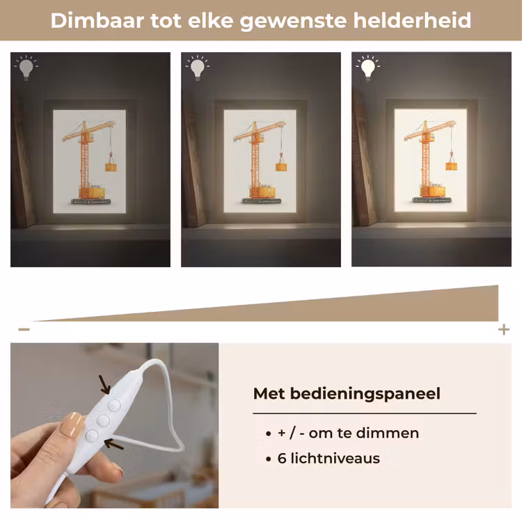 Nachtlampje - Kraan - Oranje - Scheepscontainer — 6