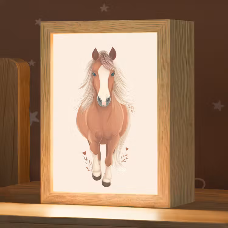 Nachtlampje - Paard - Galop - Bruin — 1