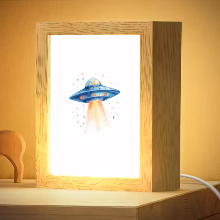 Nachtlampje - Ruimte - Ufo - Sterren — 4