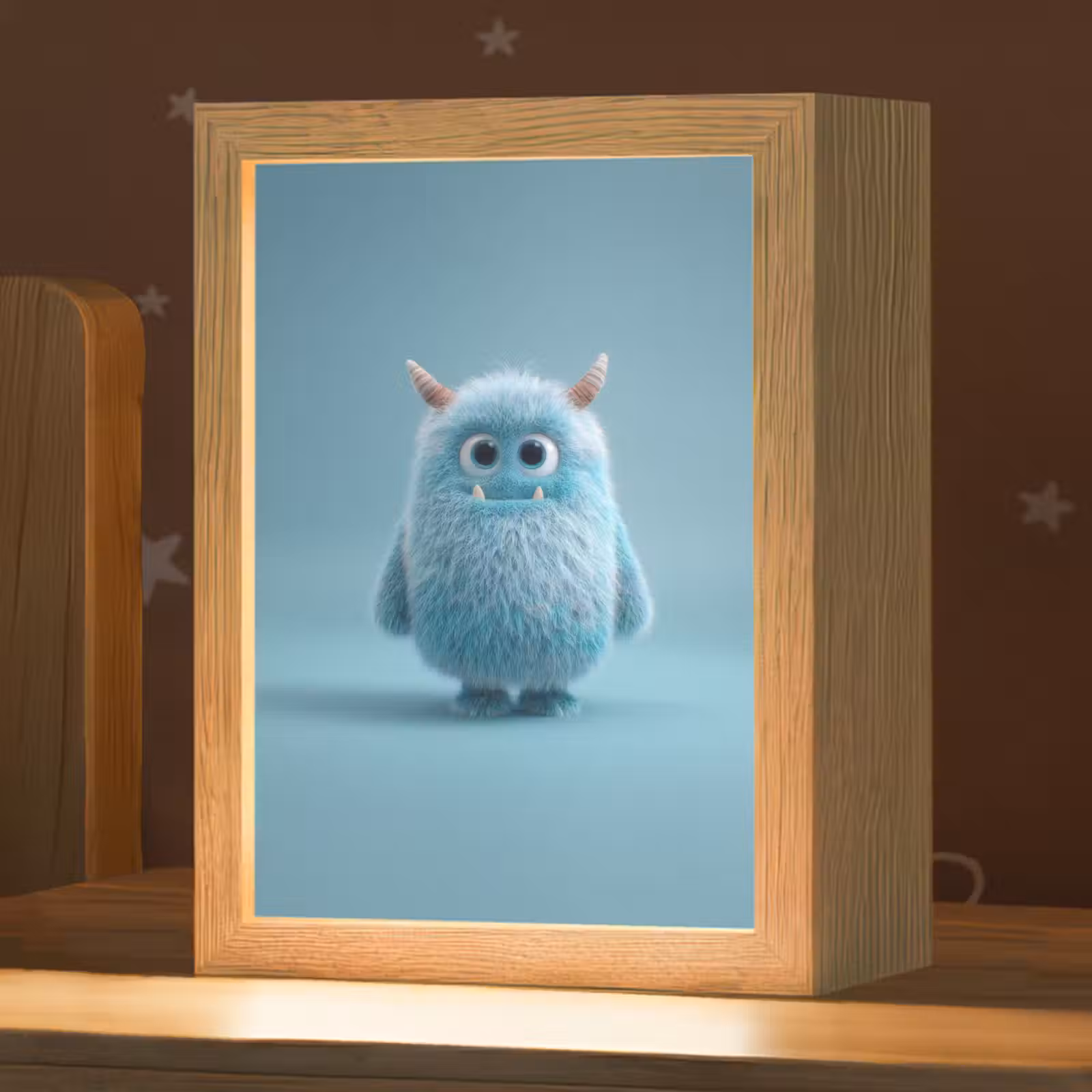 Nachtlampje - Monster - Blauw — 1
