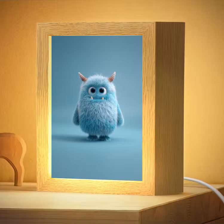 Nachtlampje - Monster - Blauw — 4