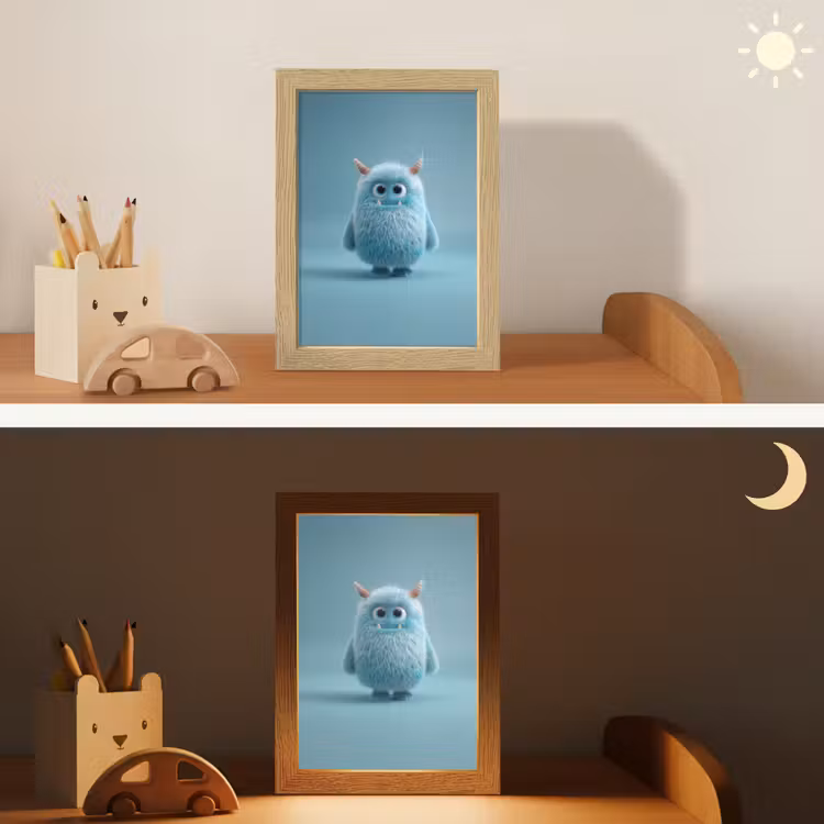 Nachtlampje - Monster - Blauw — 7
