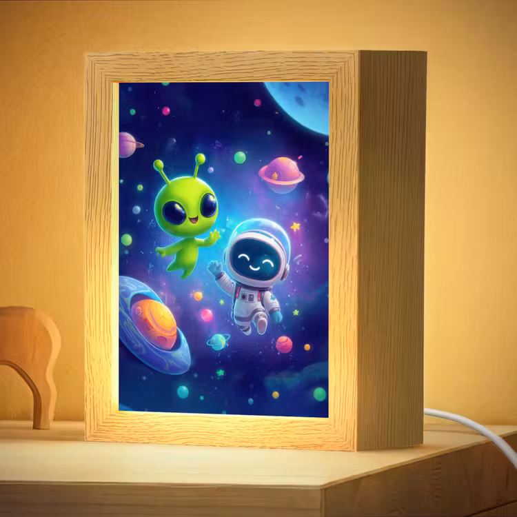 Nachtlampje - Alien - Astronaut - Ruimte - Planeten — 4