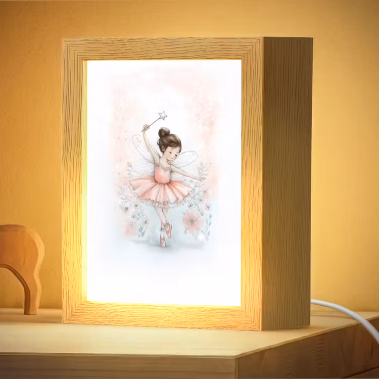 Nachtlampje - Ballerina - Fee - Roze — 4
