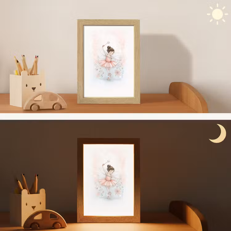 Nachtlampje - Ballerina - Fee - Roze — 7