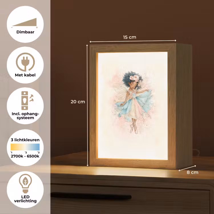 Nachtlampje - Fee - Pastel - Magie — 2