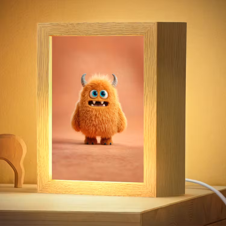 Nachtlampje - Monster - Knuffel - Oranje — 4