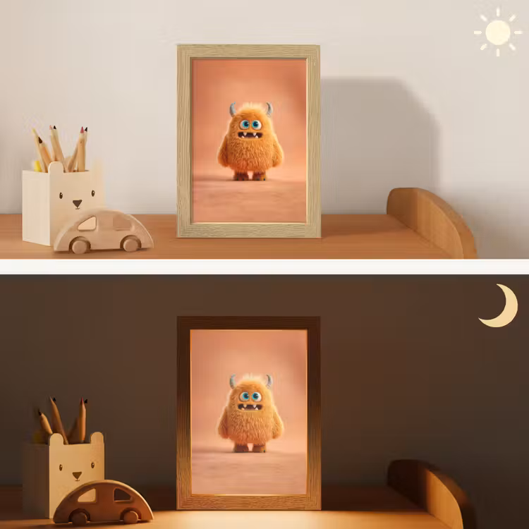 Nachtlampje - Monster - Knuffel - Oranje — 7