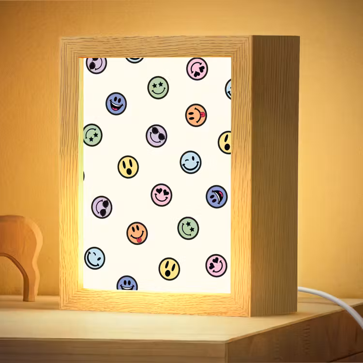 Nachtlampje - Smileys - Kleurrijk - Grappig — 4