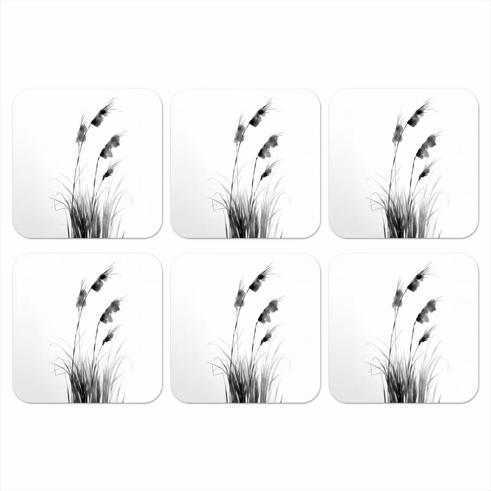 Onderzetter - Minimalistisch - Stelen - Wit — 1