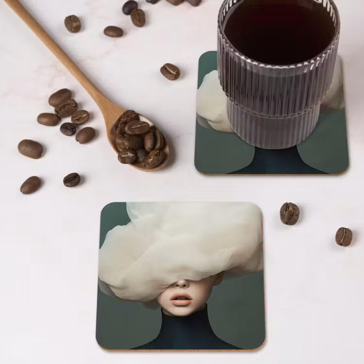 Onderzetter​ - Hoed - Vrouw - Beige — 4