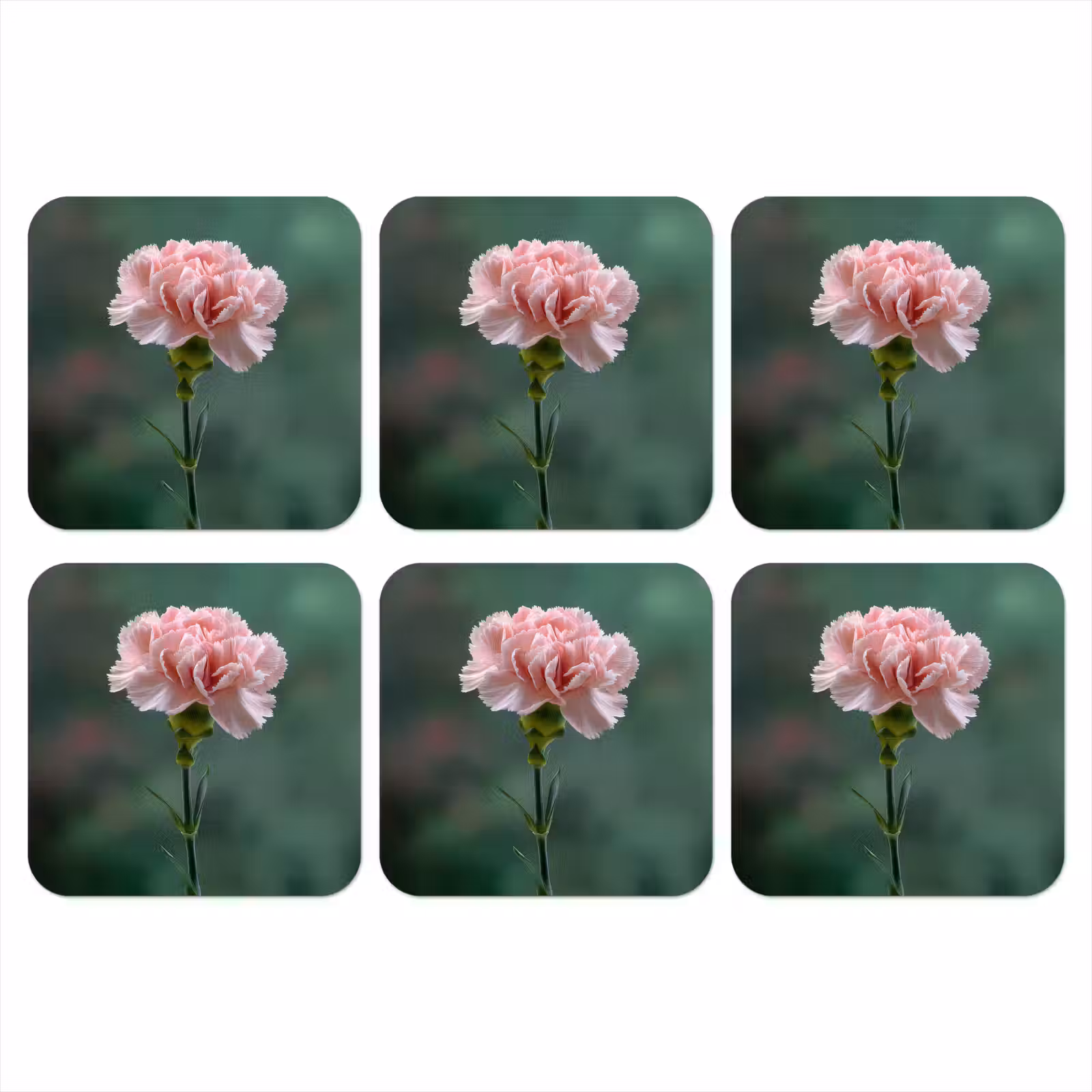 Onderzetter - Anjer - Roze - Bloemblaadjes — 1