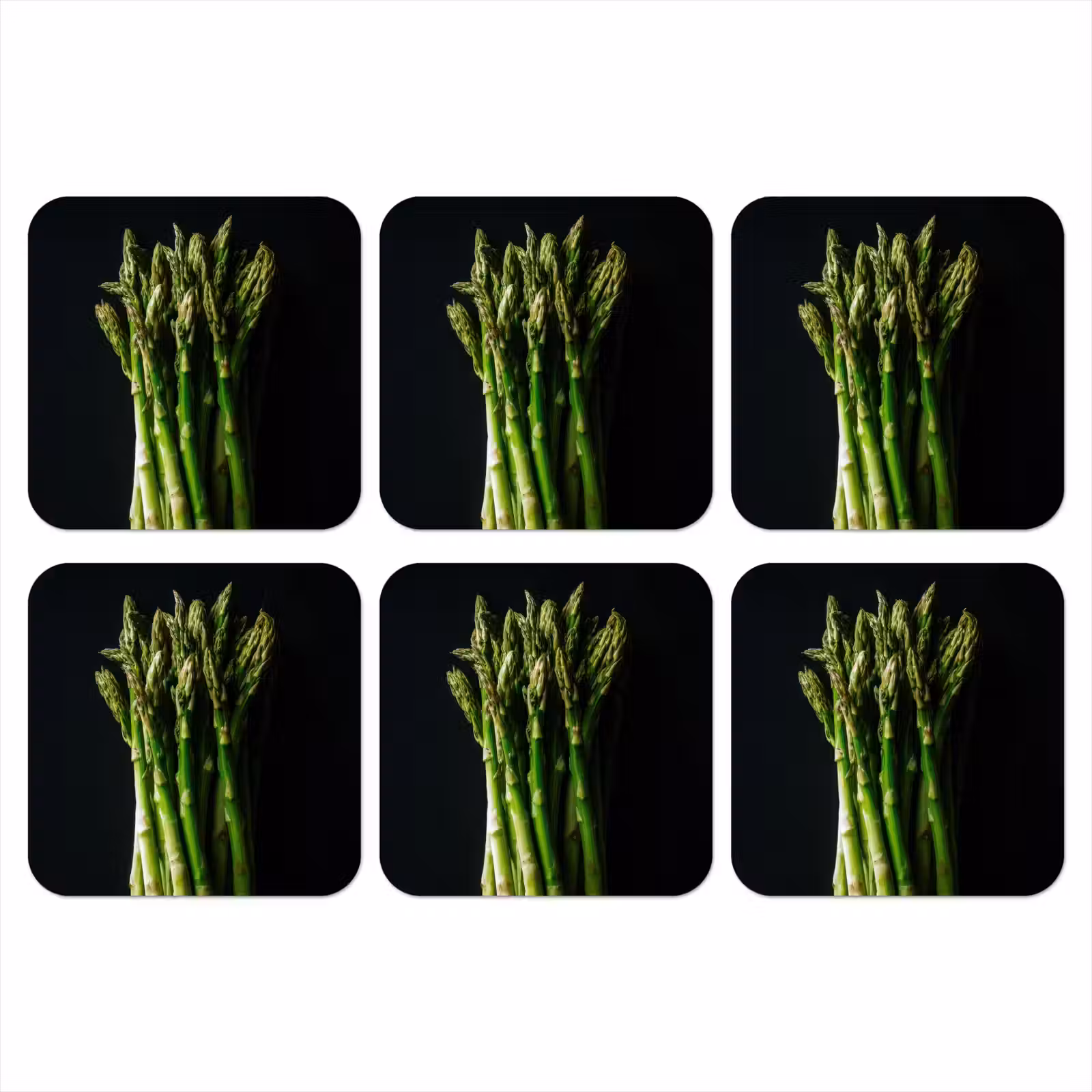 Onderzetter - Asperges - Felgroen — 1