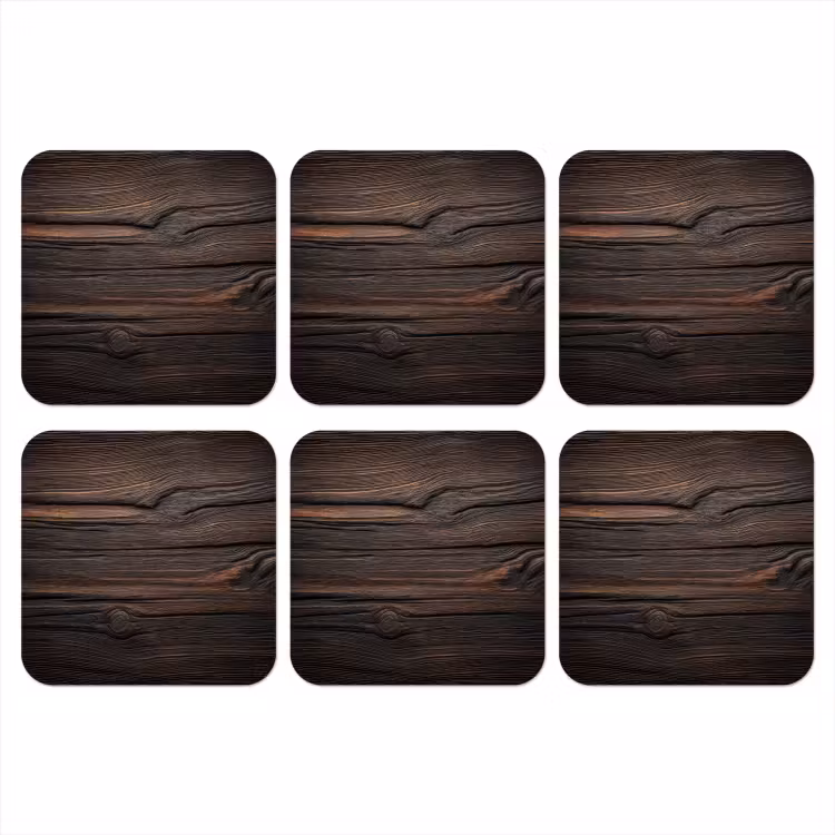 Onderzetter - Hout - Grillige nerven — 1