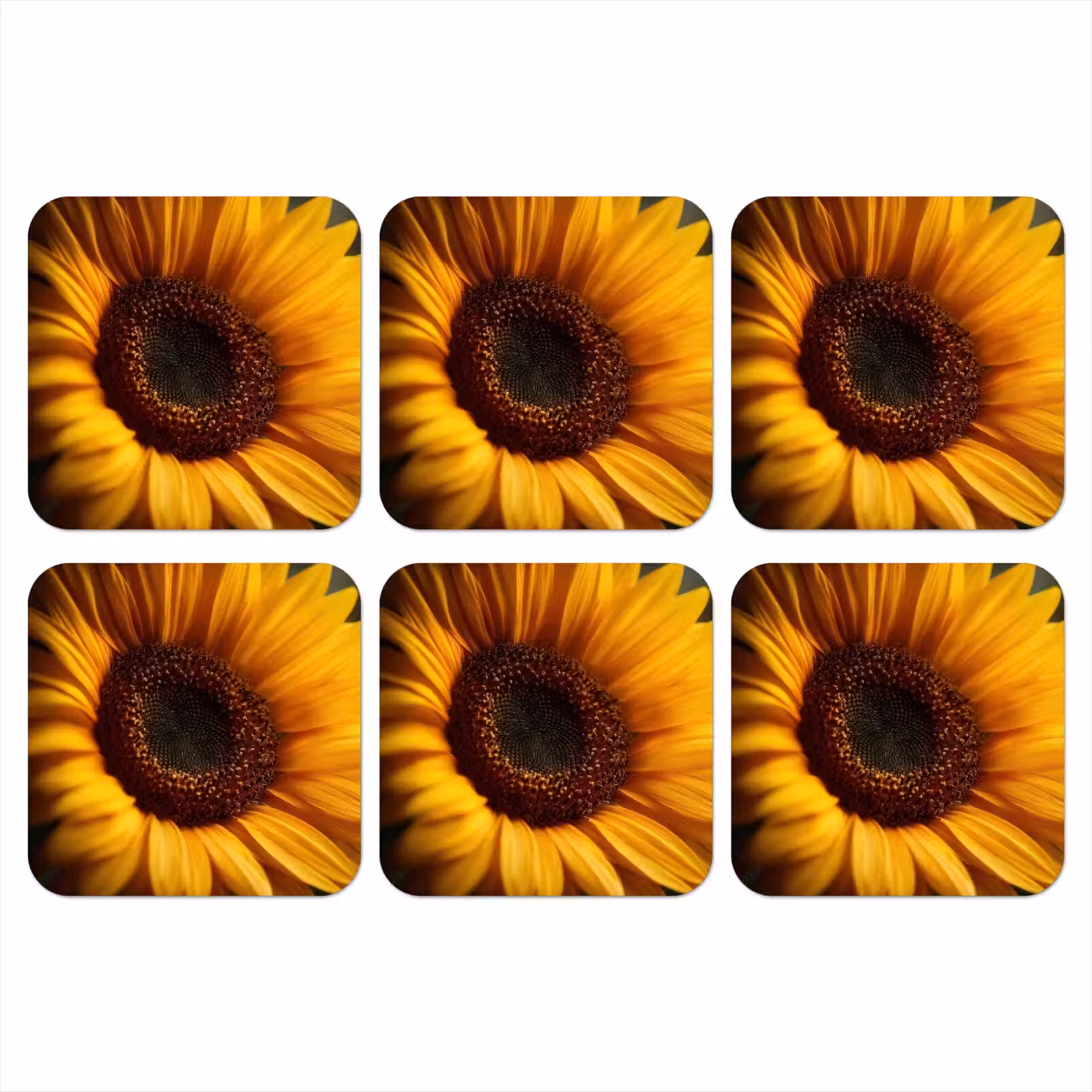 Onderzetter - Geel - Zonnebloem - Zomers — 1