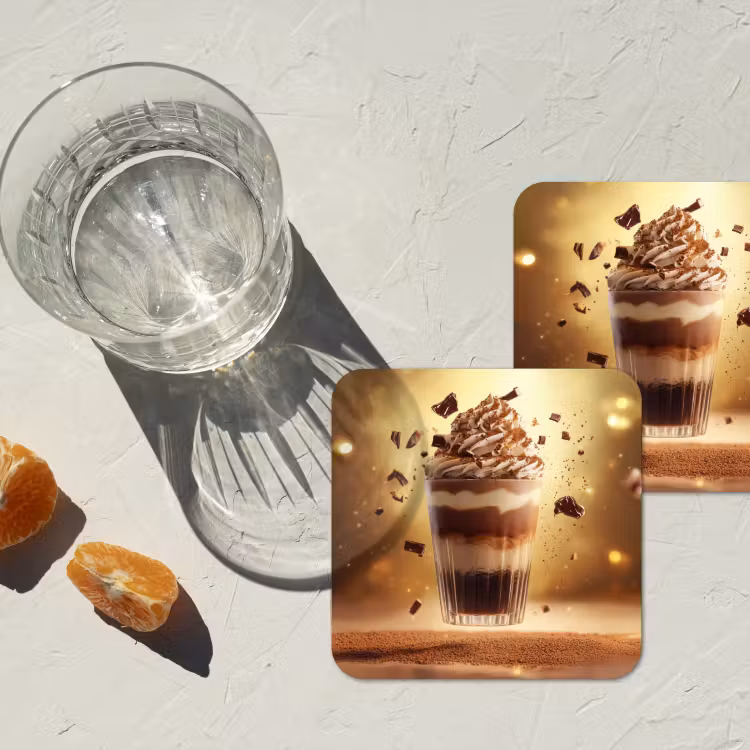 Onderzetter - Dessert - Chocolade - Zoet - Eten — 3