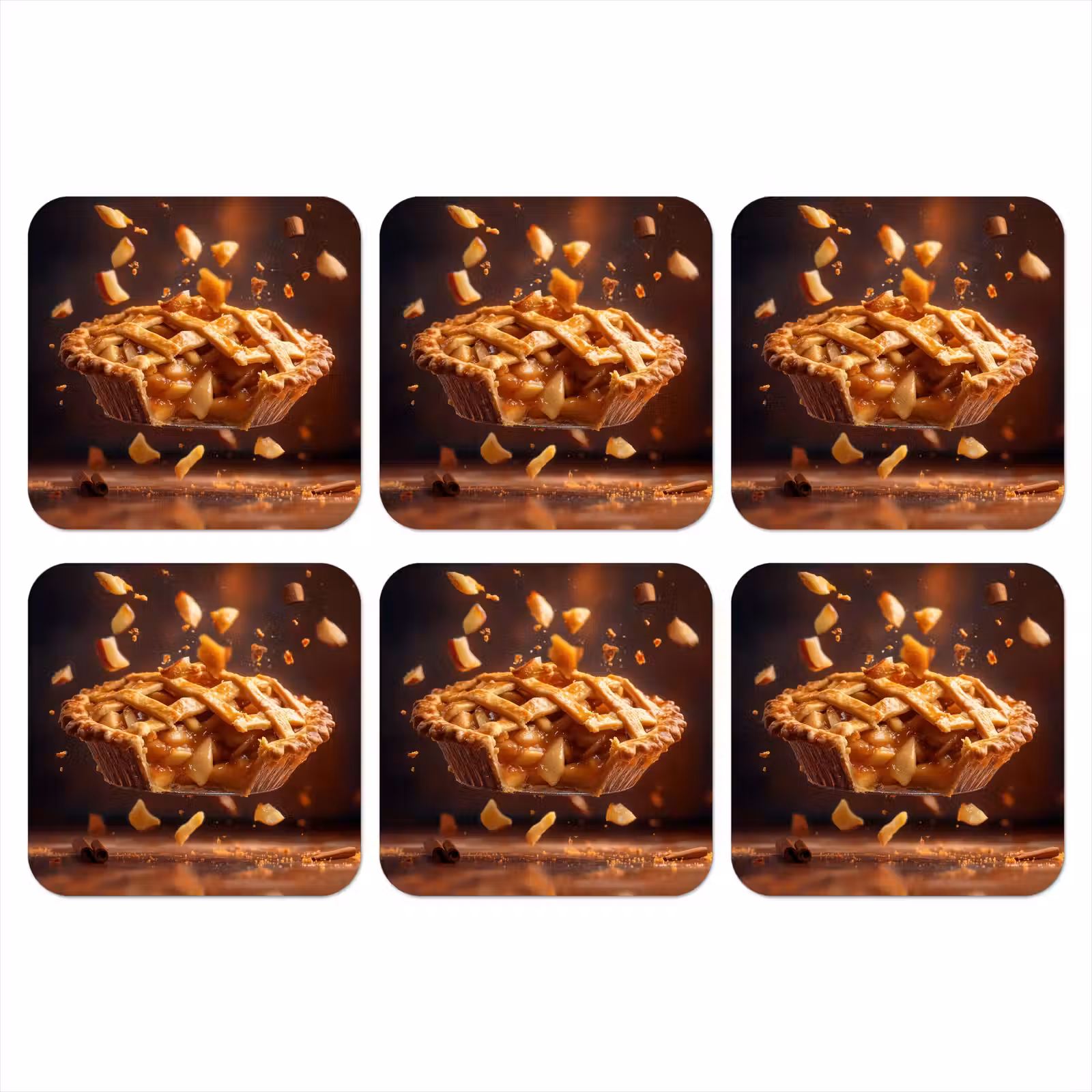 Onderzetter - Appel - Taart - Warm - Eten — 1