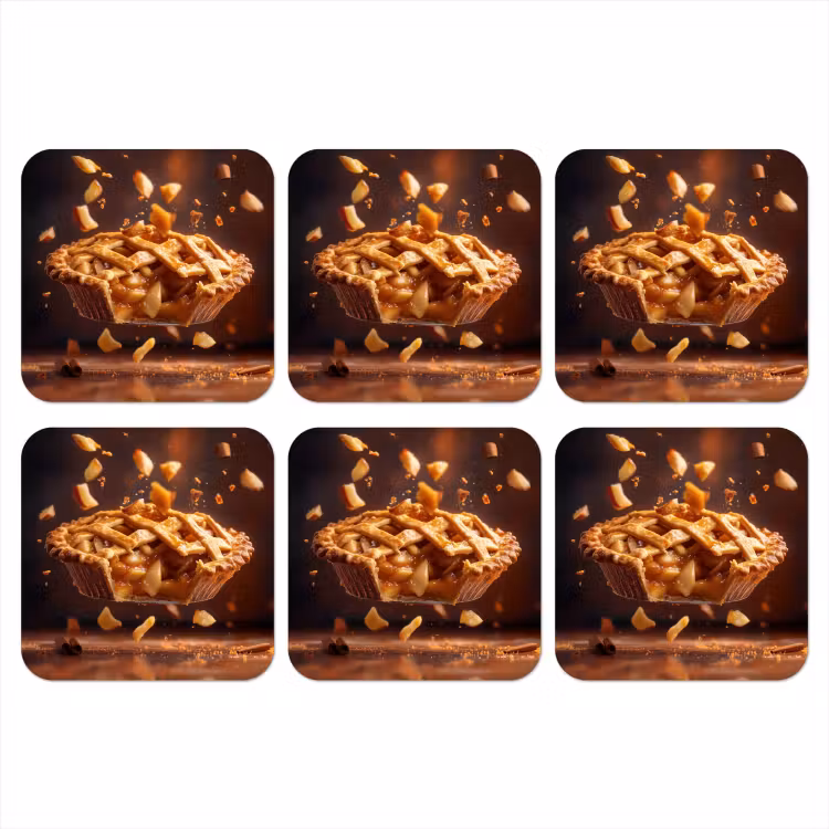 Onderzetter - Appel - Taart - Warm - Eten — 1