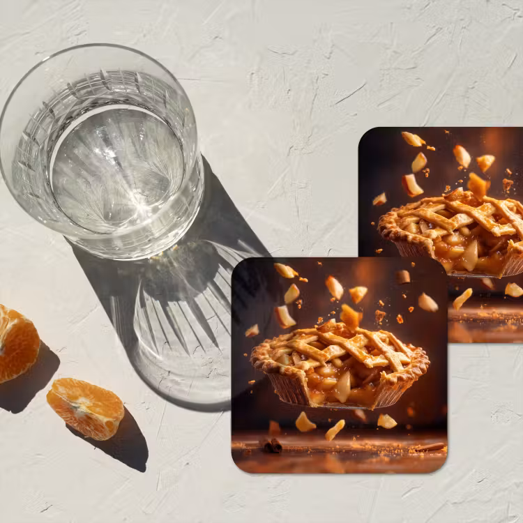 Onderzetter - Appel - Taart - Warm - Eten — 3