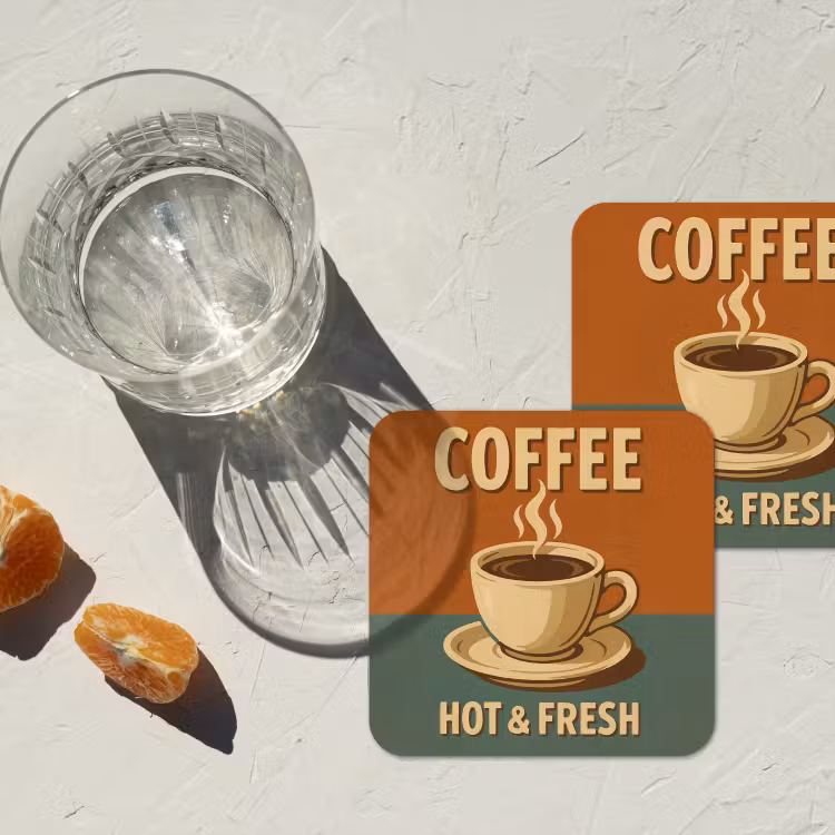 Onderzetter - Koffie - Kop - Vintage - Quote — 3