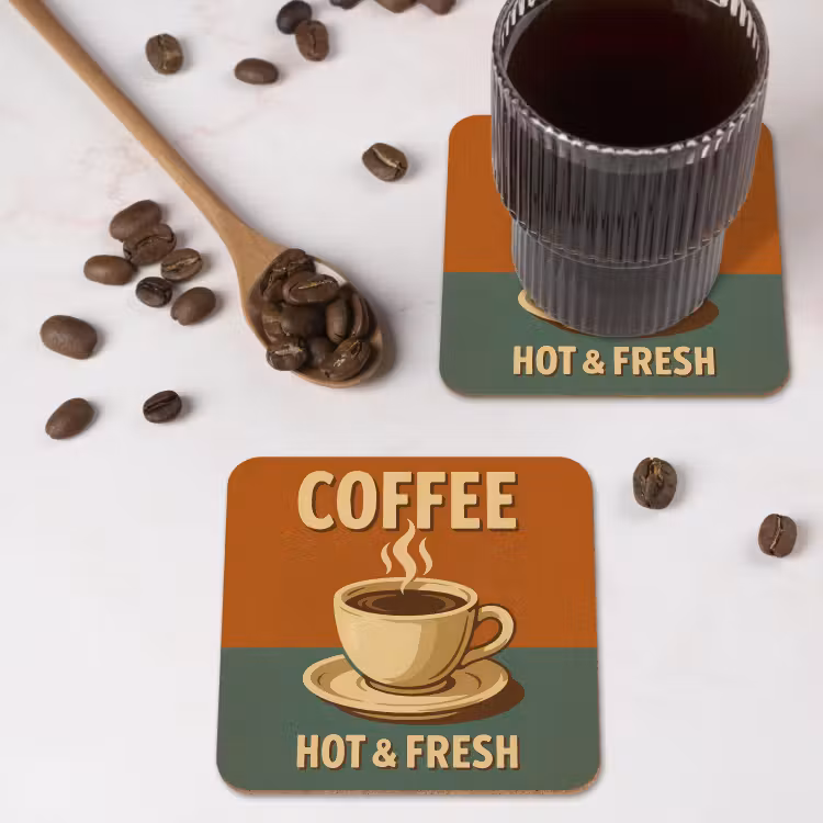 Onderzetter - Koffie - Kop - Vintage - Quote — 4