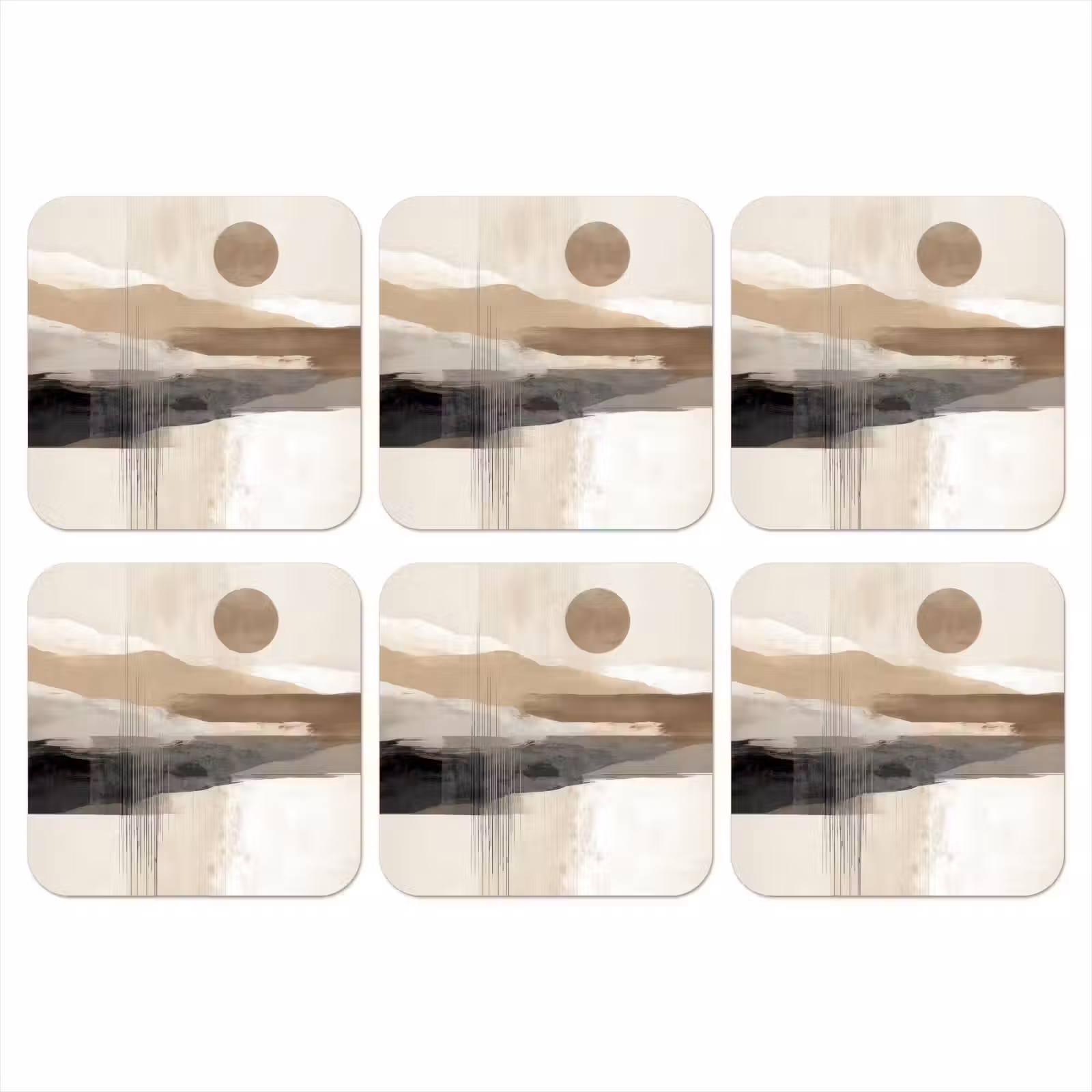 Onderzetter - Minimalistisch - Landschap - Dimensie — 1