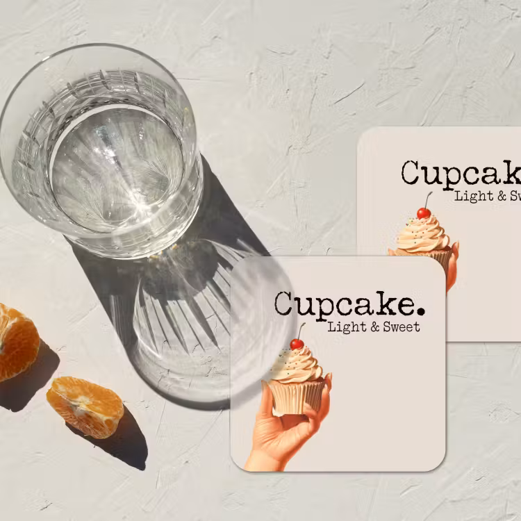 Onderzetter​ - Cupcake - Zoet - Kers — 3