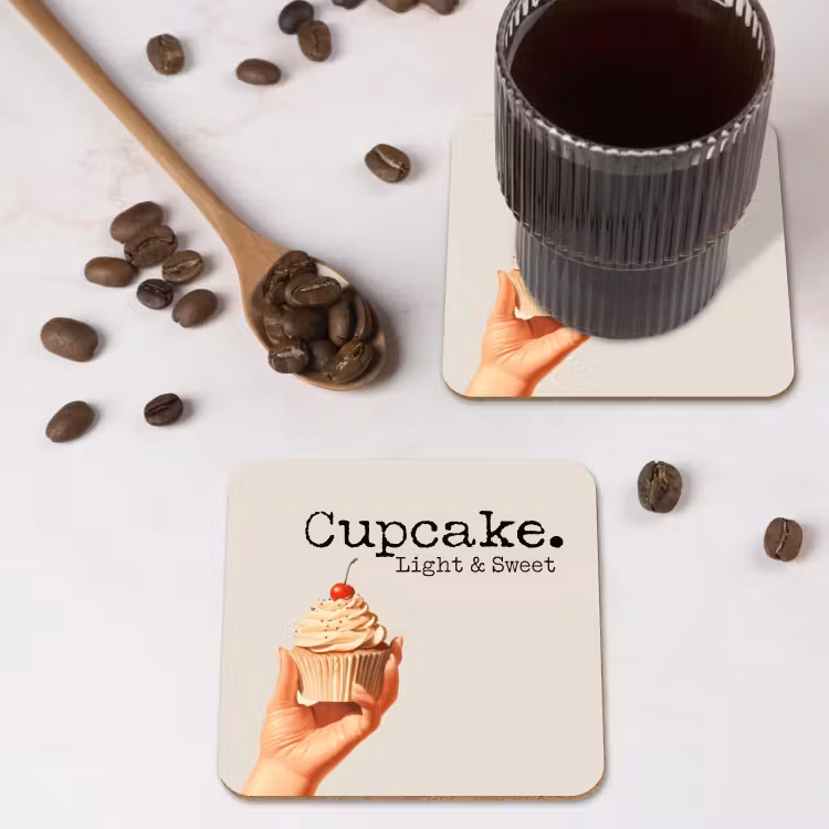 Onderzetter​ - Cupcake - Zoet - Kers — 4