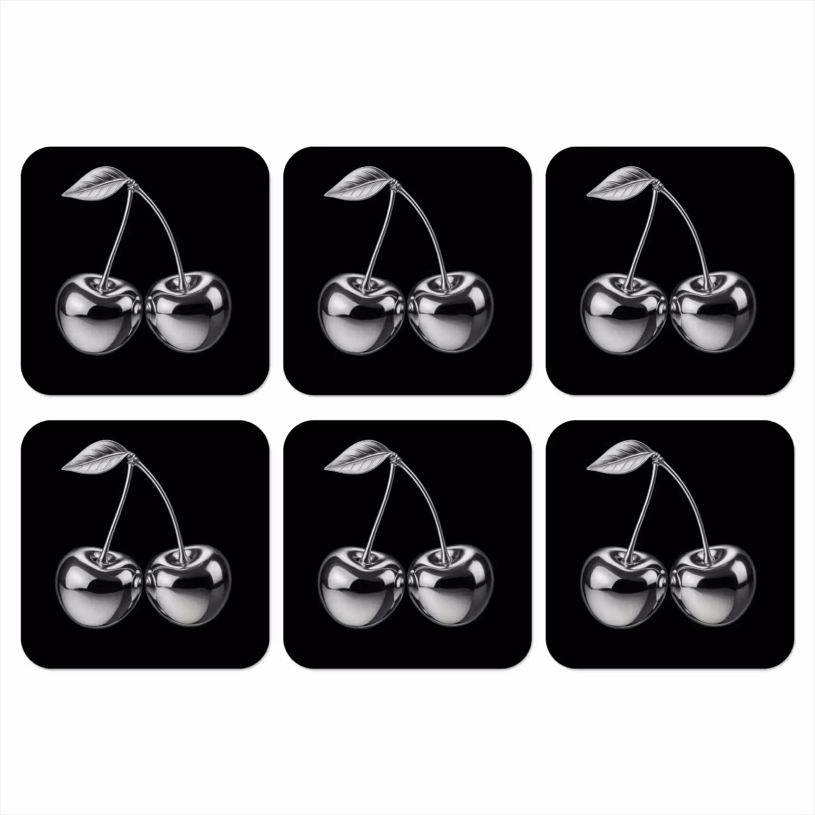 Onderzetter - Kers - Luxueus - Metallic — 1