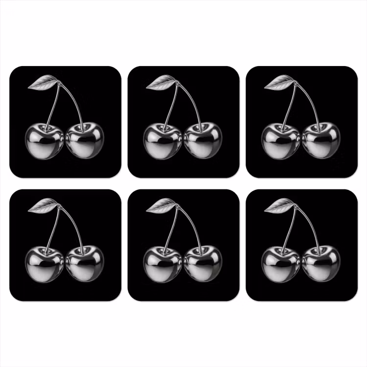 Onderzetter - Kers - Luxueus - Metallic — 1