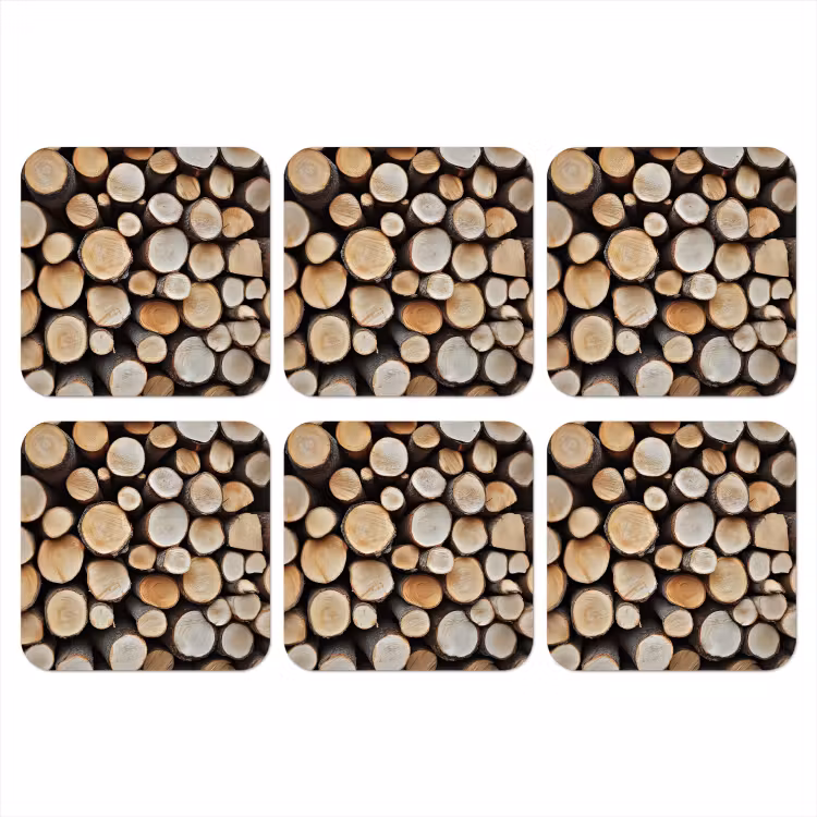 Onderzetter​ - Hout - Boomstammen - Textuur — 1