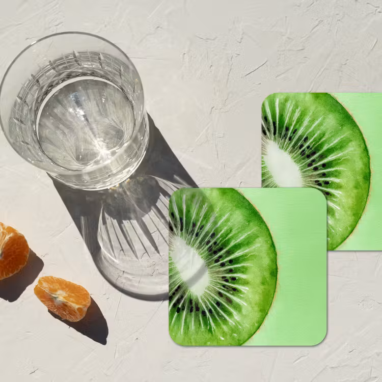 Onderzetter - Kiwi - Groen - Fris — 3