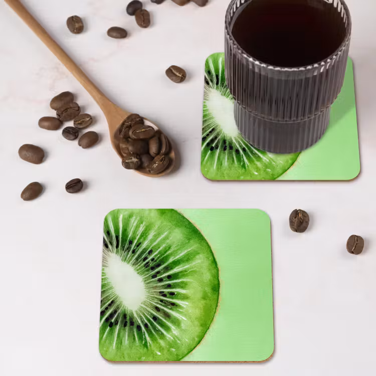 Onderzetter - Kiwi - Groen - Fris — 4