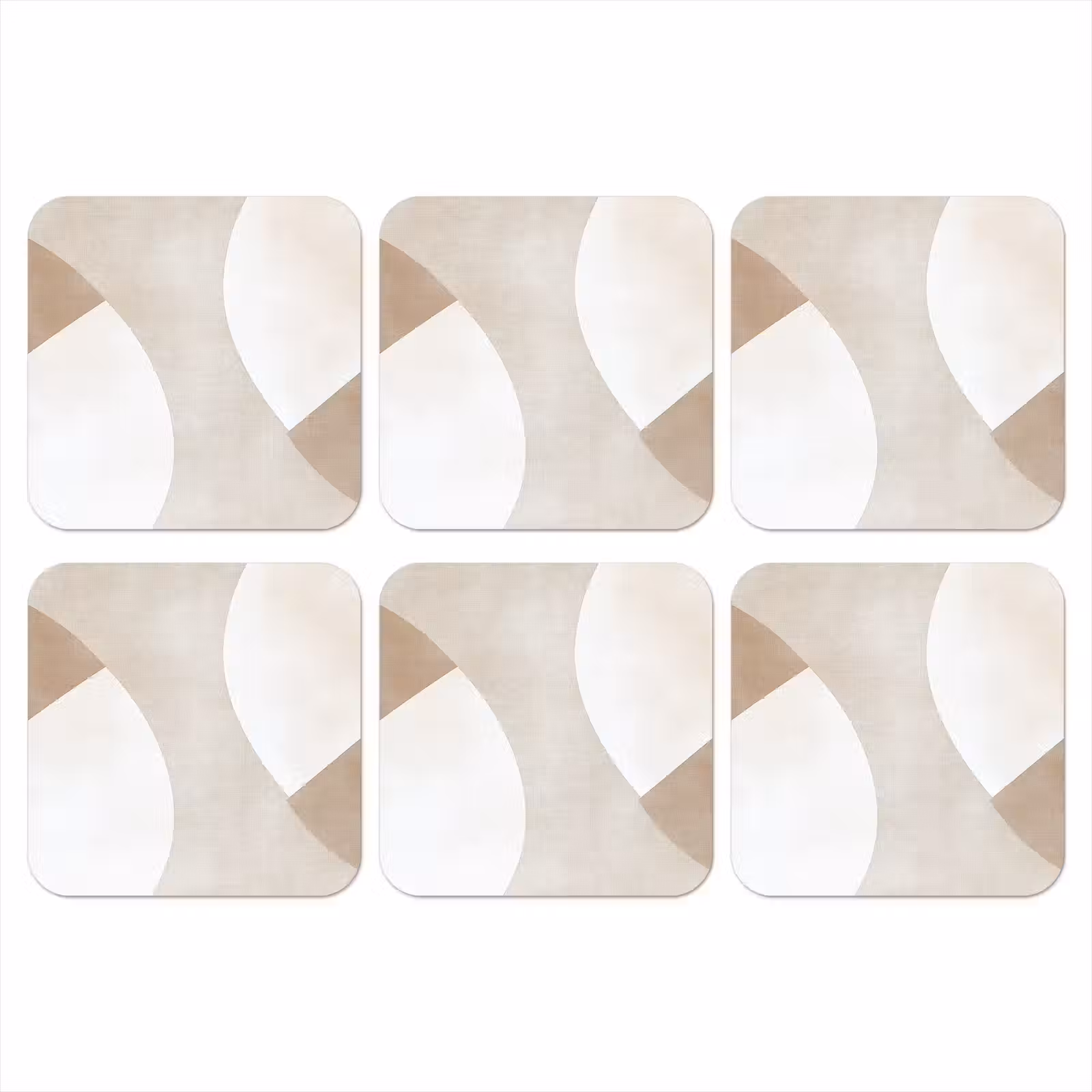 Onderzetter - Bruin - Japandi - Abstract — 1