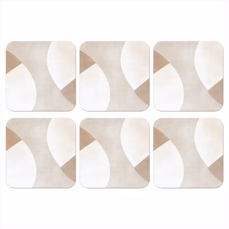 Onderzetter - Bruin - Japandi - Abstract — 1