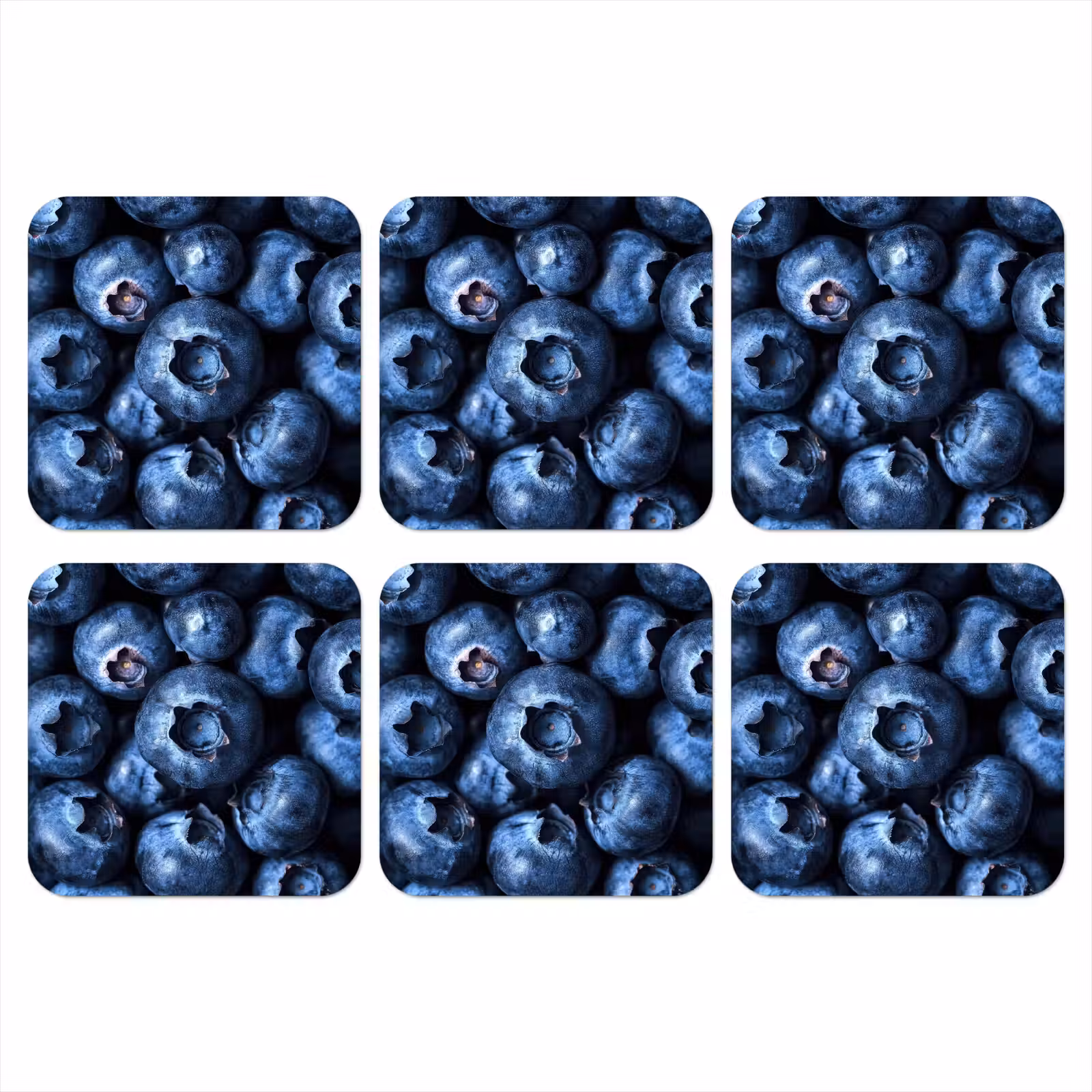 Onderzetter - Bessen - Blauw - Fruit — 1