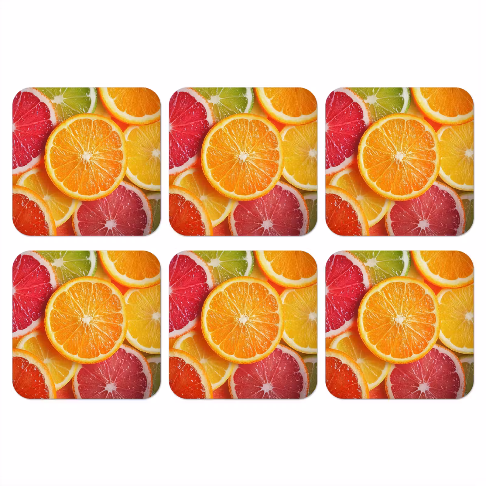 Onderzetter - Fruit - Kleurrijk - Close up — 1