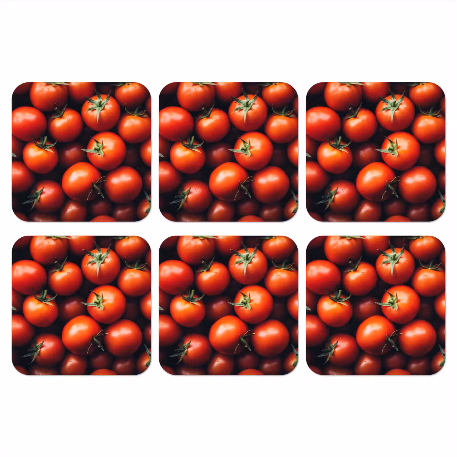 Onderzetter - Groente - Rood - Tomaten — 1