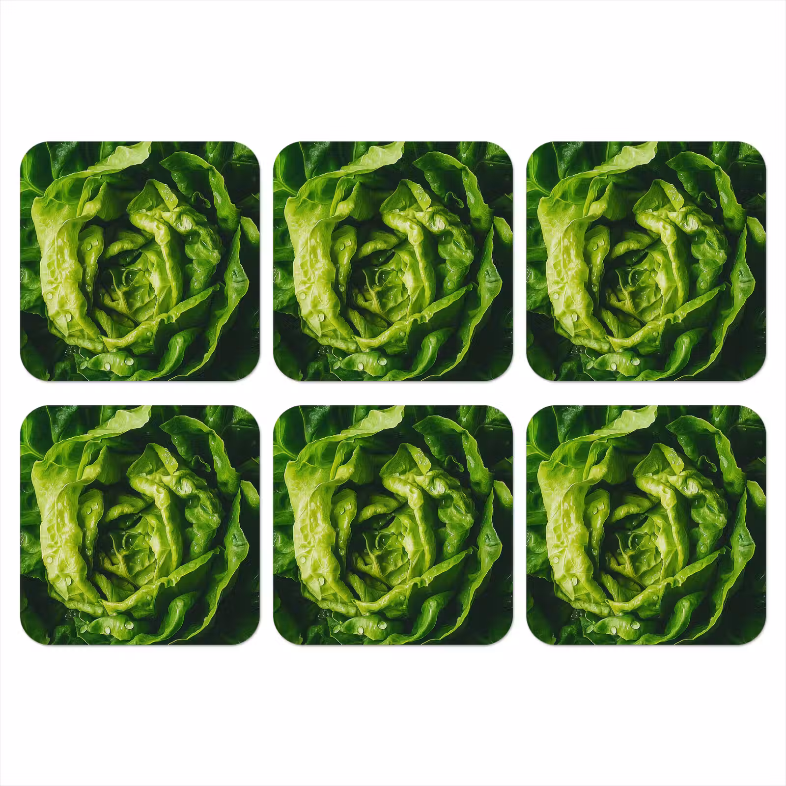 Onderzetter - Groente - Sla - Groen — 1