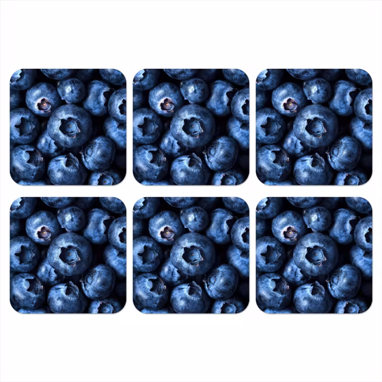 Onderzetter - Bessen - Blauw - Fruit — 1