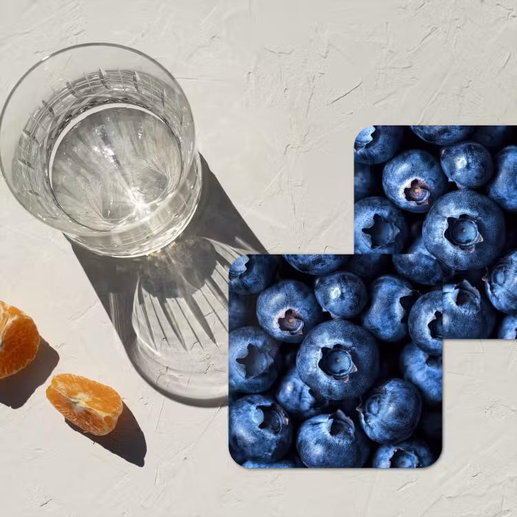 Onderzetter - Bessen - Blauw - Fruit — 3